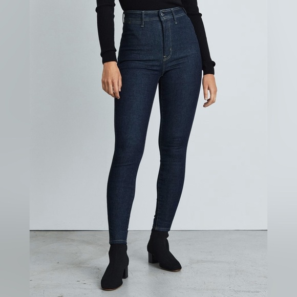 EVERLANE The Way High Skinny Jean 29 Dark Wash - Picture 1 of 12